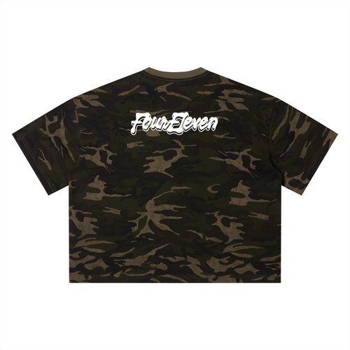 boxy camo tee