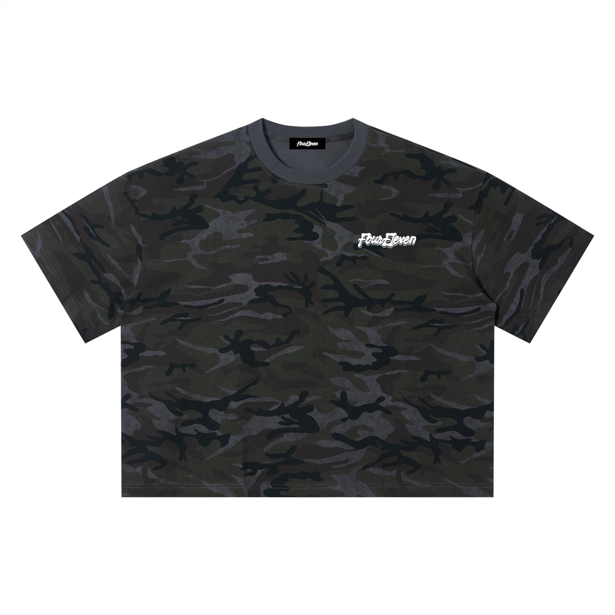 boxy camo tee
