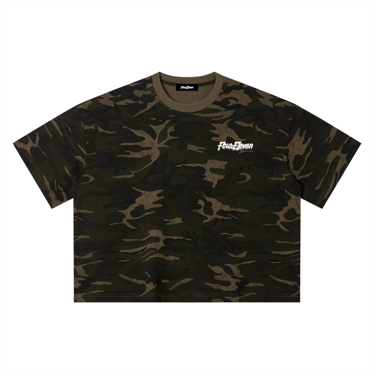 boxy camo tee